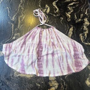 Mora Girls boho crop tank top size small